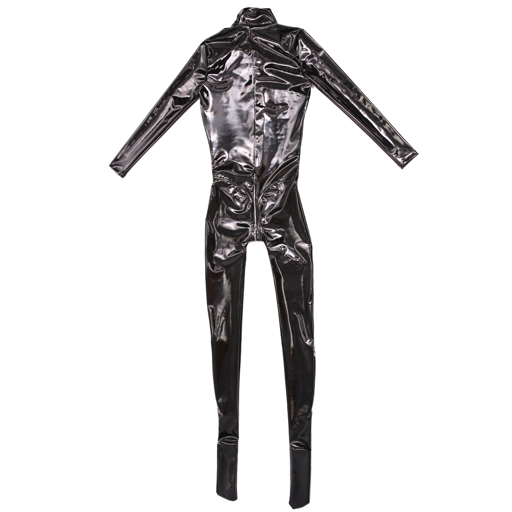 Sexy Women PVC Shiny Full Body - Sewing Latex ulasan dan harga