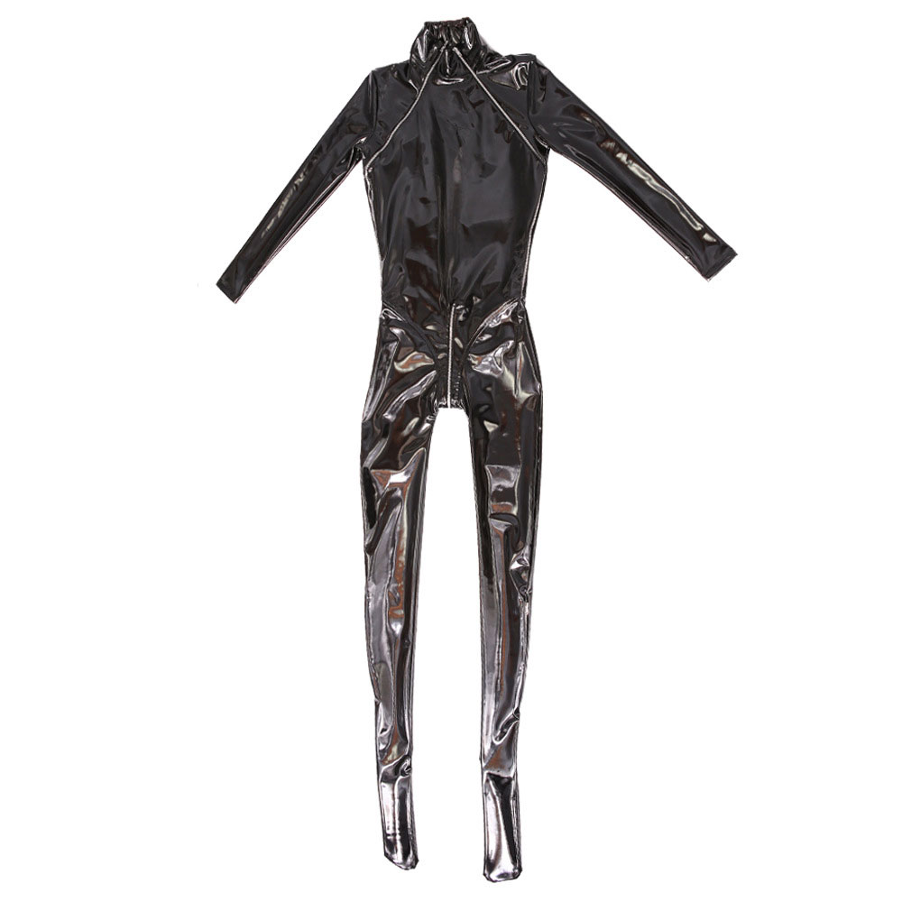 Sexy Women PVC Shiny Full Body - Sewing Latex ulasan dan harga