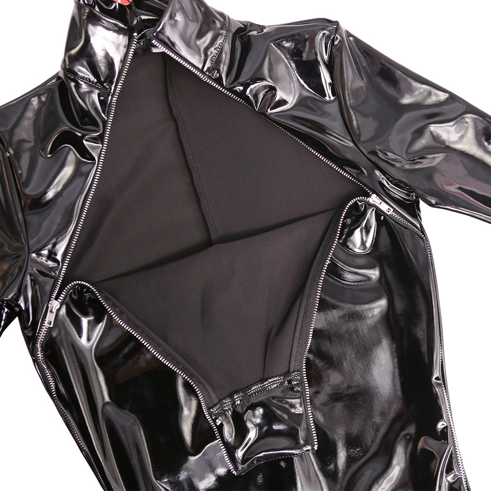 Sexy Women PVC Shiny Full Body - Sewing Latex ulasan dan harga
