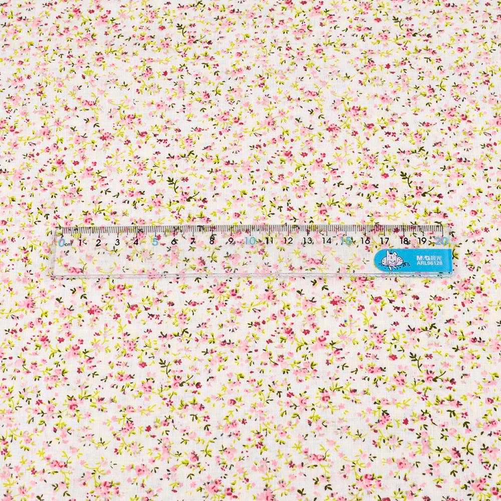 Teramila Small Flower Green Pl - Sewing Textile Art ulasan dan harga