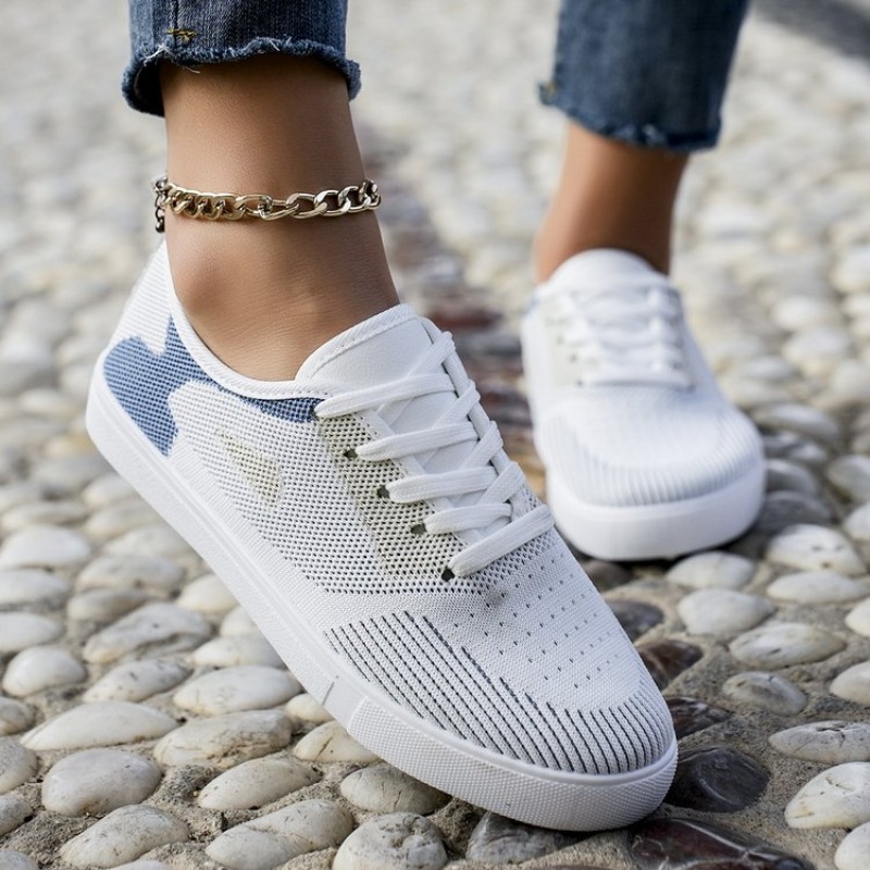 Women Casual Sneakers Woven Lo - Sewing Garment ulasan dan harga