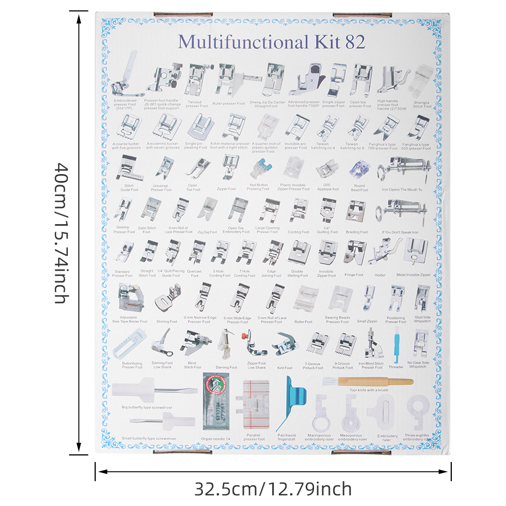 82pc/SET Full Set Sewing Machi - Sewing Machine Fabric ulasan dan harga