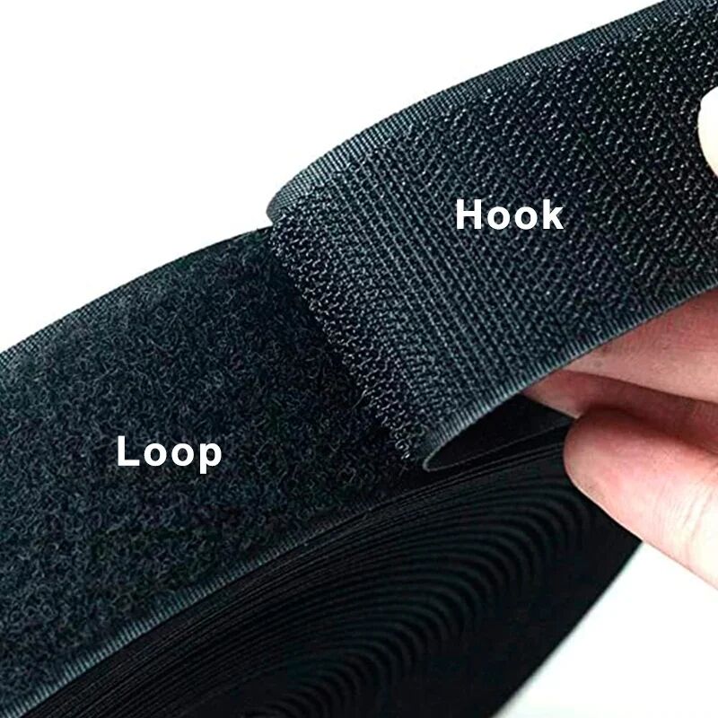5 Meter Nylon Hook and Loop Ta - Velcro Sew On ulasan dan harga