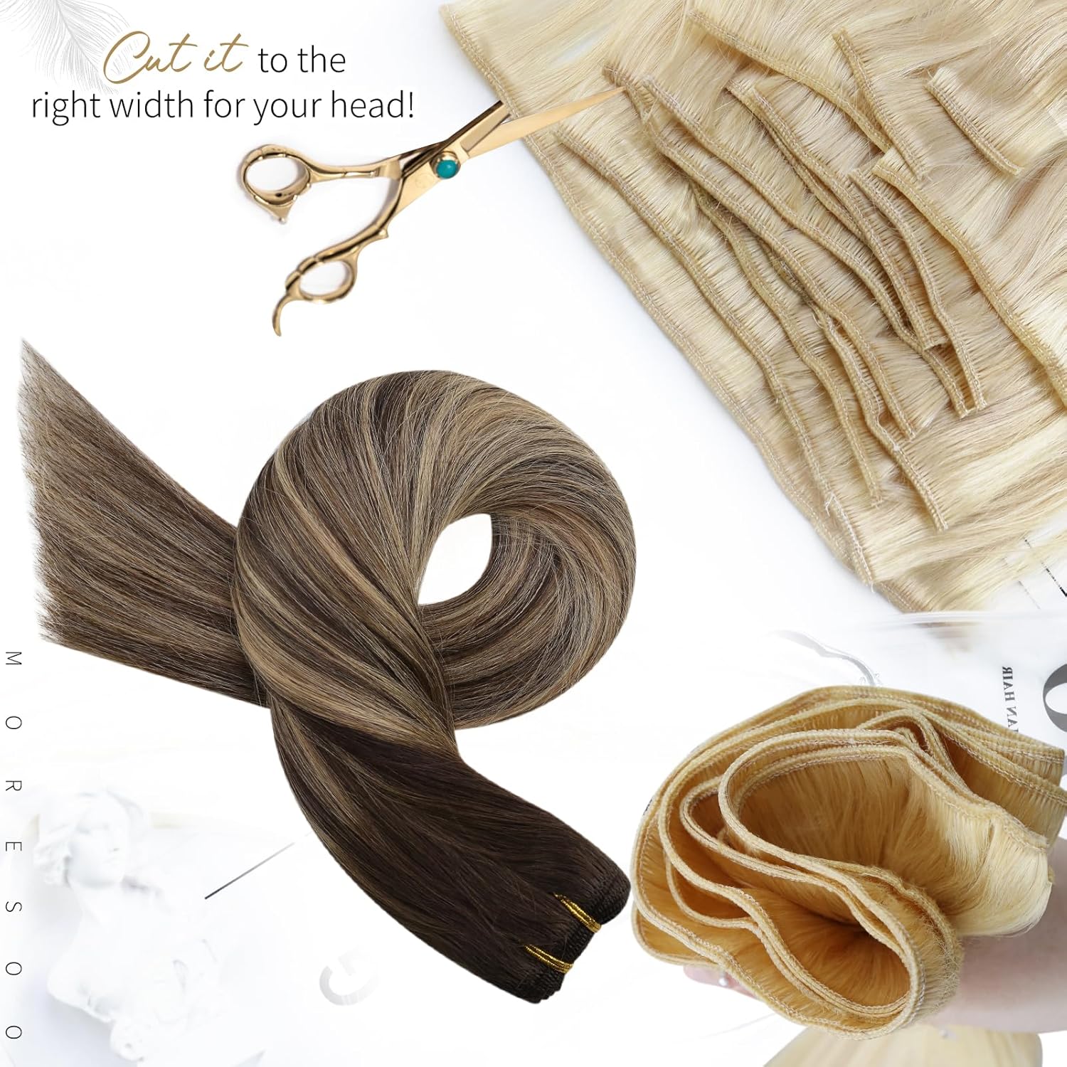 Moresoo Hair Bundles Real Huma - Sewing Lab ulasan dan harga