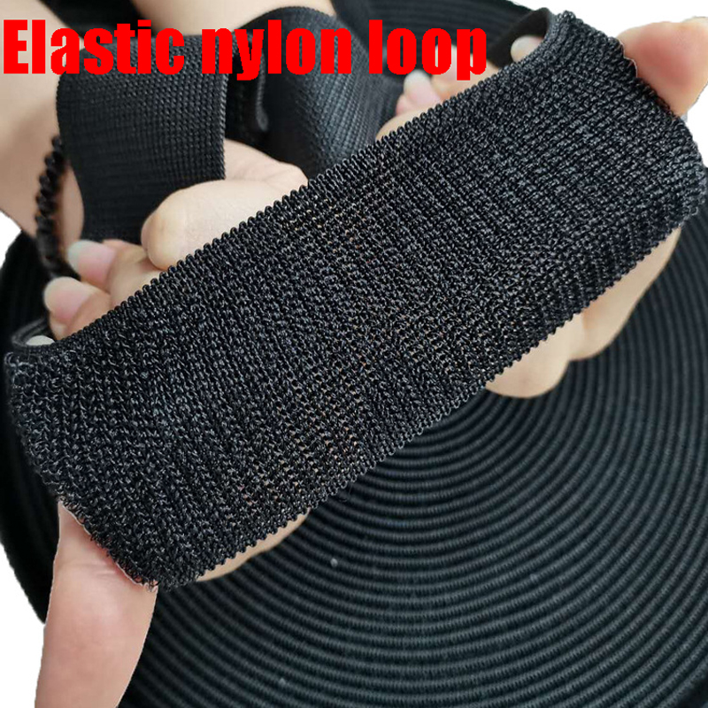 1Meter Elastic Hook and Loop F - Velcro Sew On ulasan dan harga