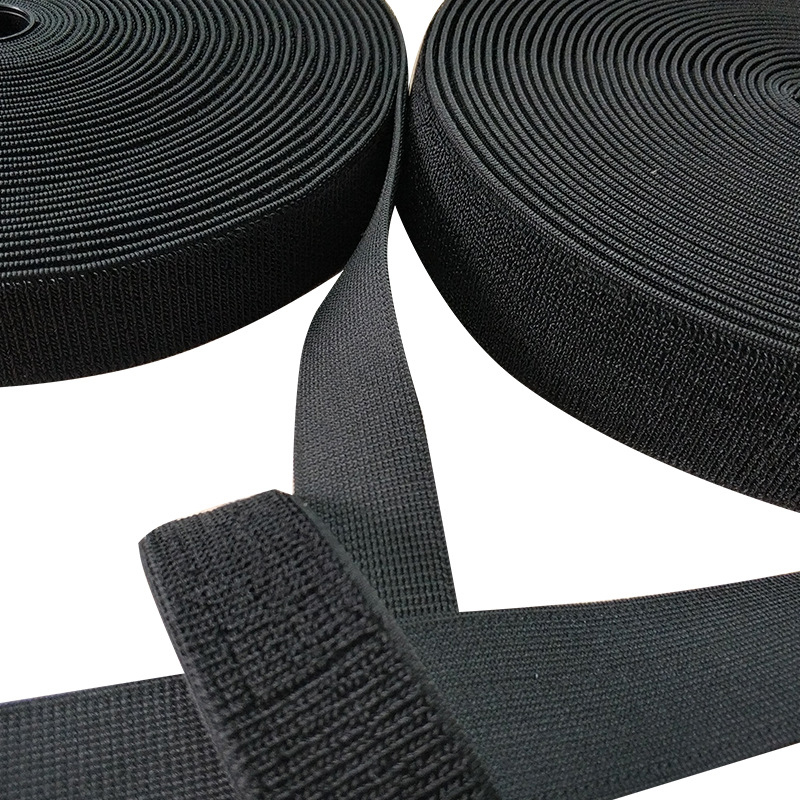 1Meter Elastic Hook and Loop F - Velcro Sew On ulasan dan harga