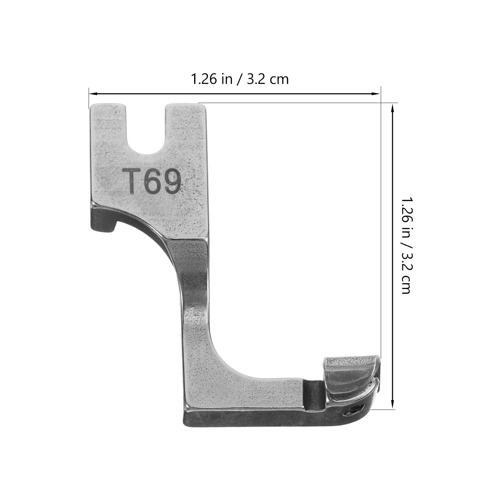2Pcs Heavy-Duty Steel Adjustab - Zipper Foot Presser ulasan dan harga