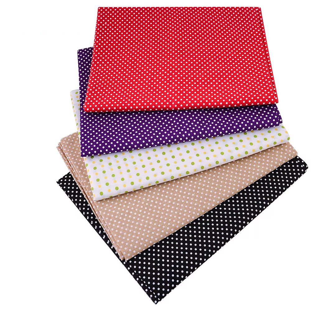 50X150CM White Orange Polka Do - Sewing In Textile ulasan dan harga