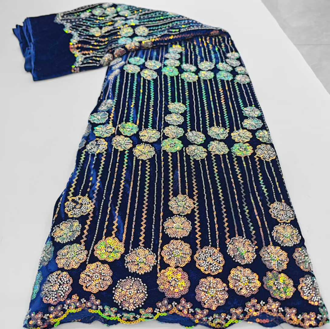 2026 New Design Luxury French  - Sewing Velvet Fabric ulasan dan harga