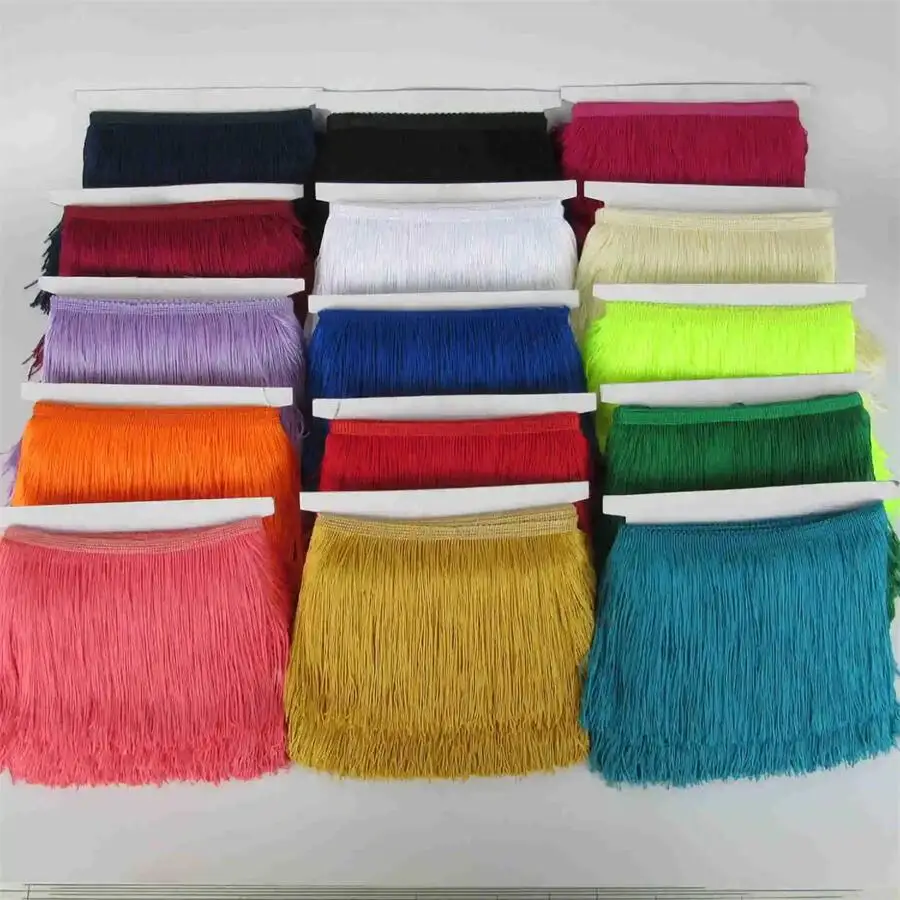 10Yards Tassel Fringe Trim Lac - Sewing Textile Art ulasan dan harga