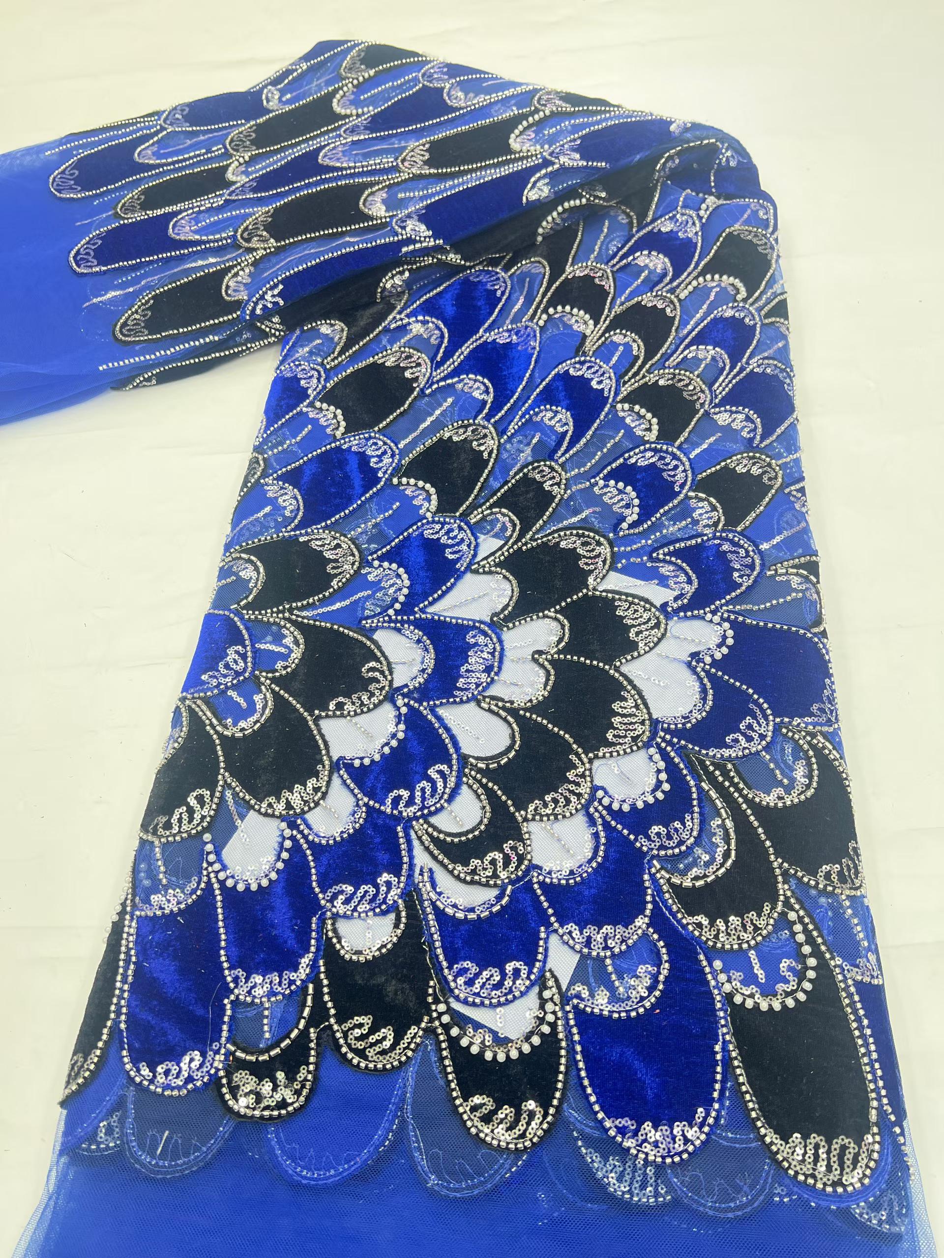 Luxury african fabric for wome - Sewing Velvet Fabric ulasan dan harga