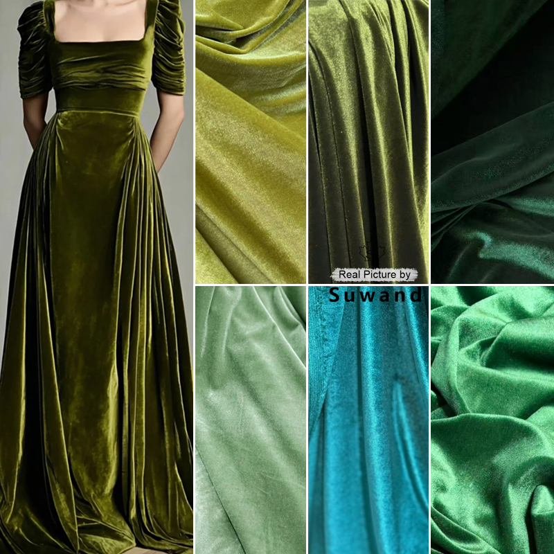 Soft Velvet Fabric for Women F - Sewing Velvet Fabric ulasan dan harga