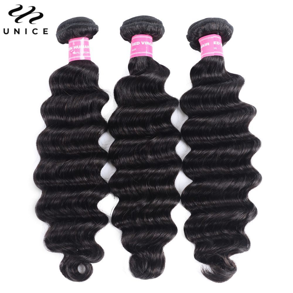 UNice Hair Loose Deep Wave Bun - Sewing Lab ulasan dan harga