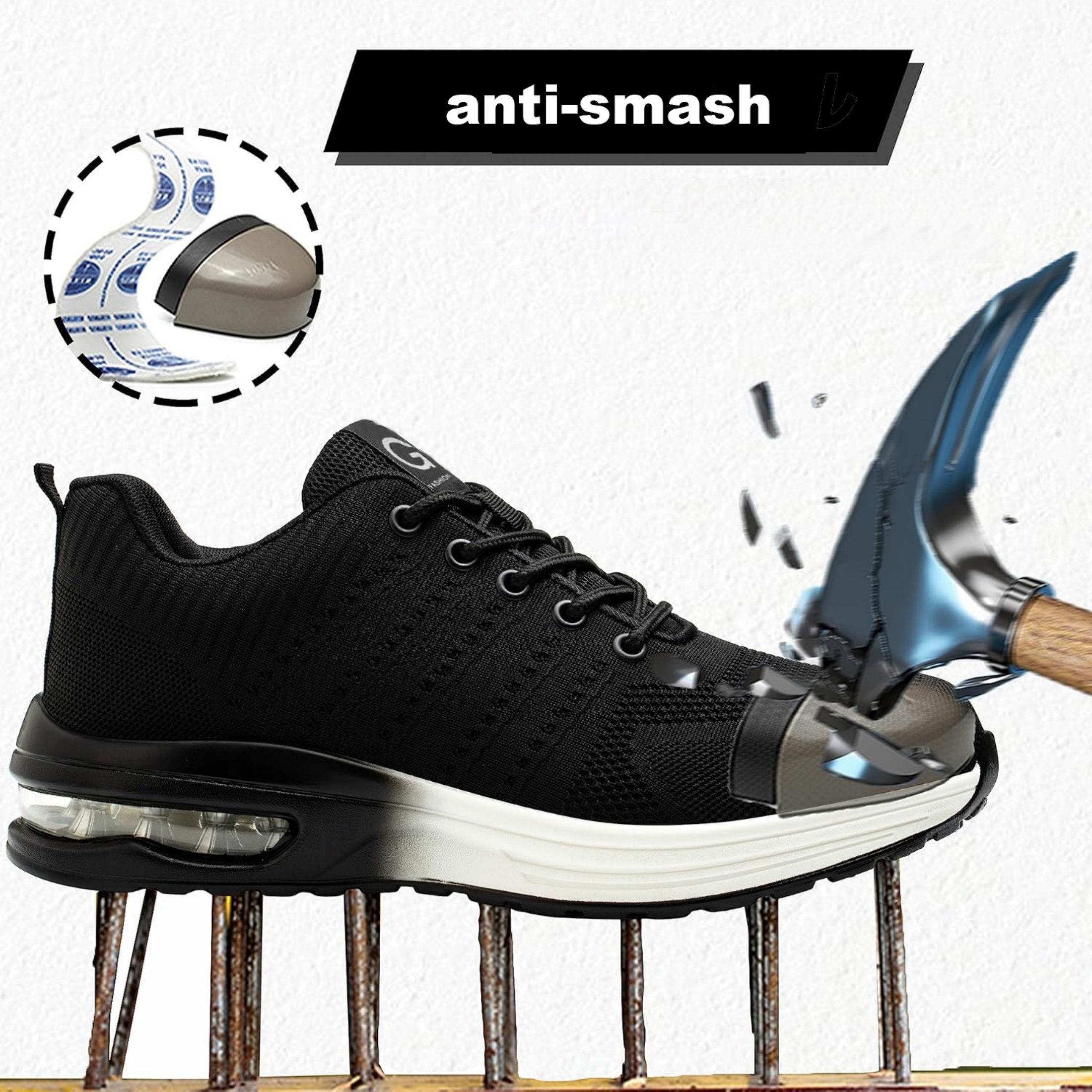 Indestructible Safety Shoes Fo - Sewing Garment ulasan dan harga