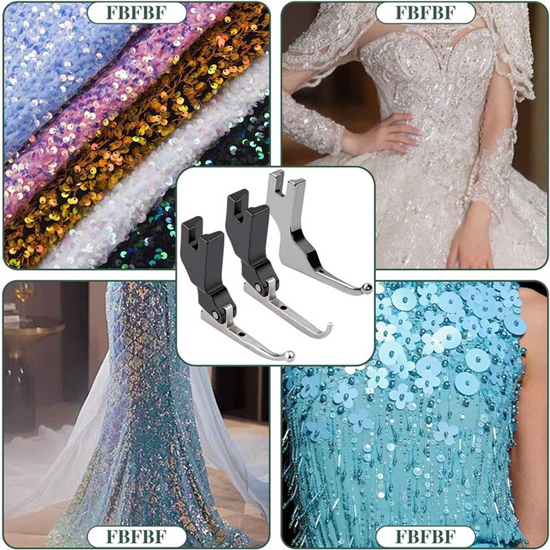 【LAST CHANCE】6X P369 Bead Sequ - Sewing Machine Fabric ulasan dan harga