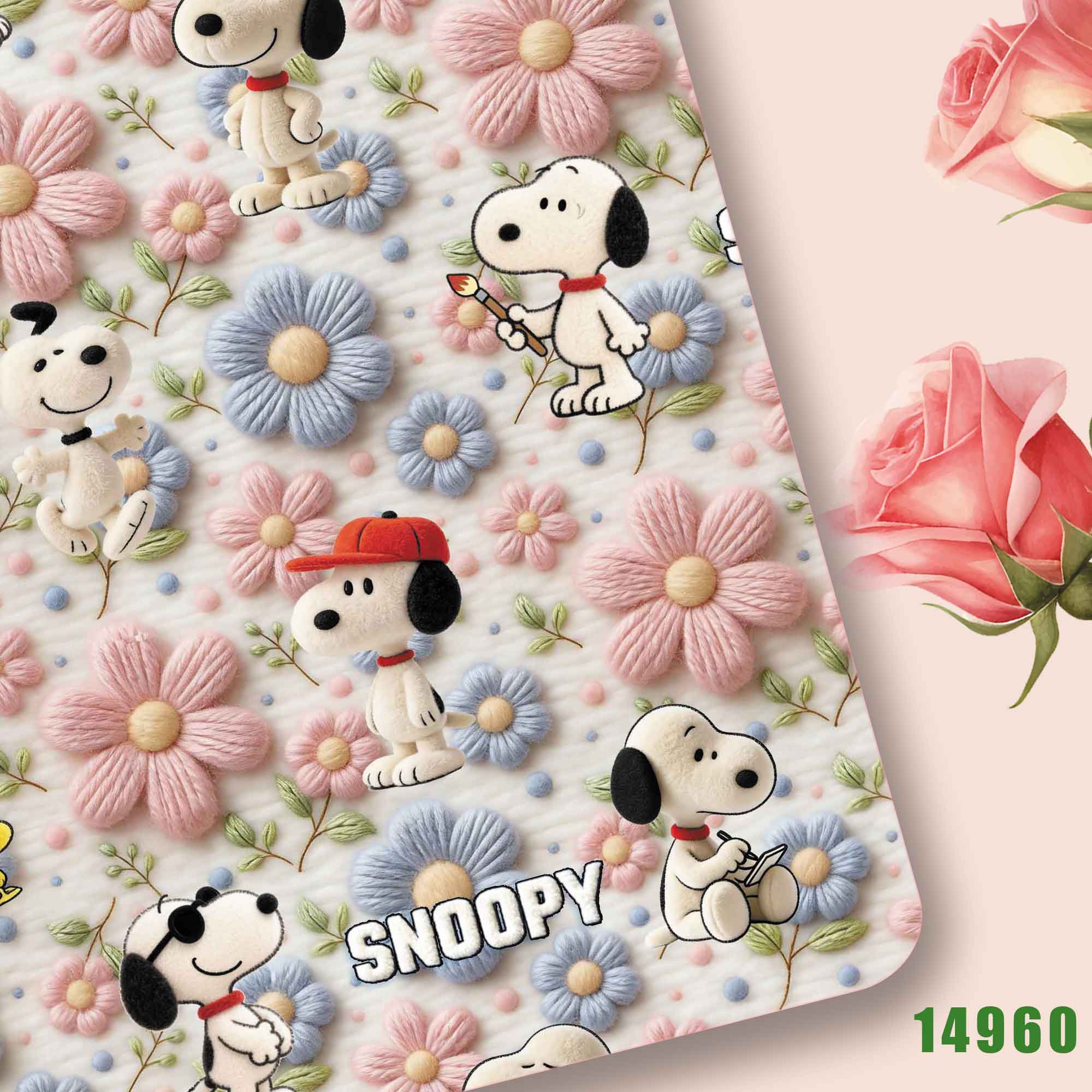 TAKARA TOMY Snoopy fabric140CM - Sewing In Textile ulasan dan harga