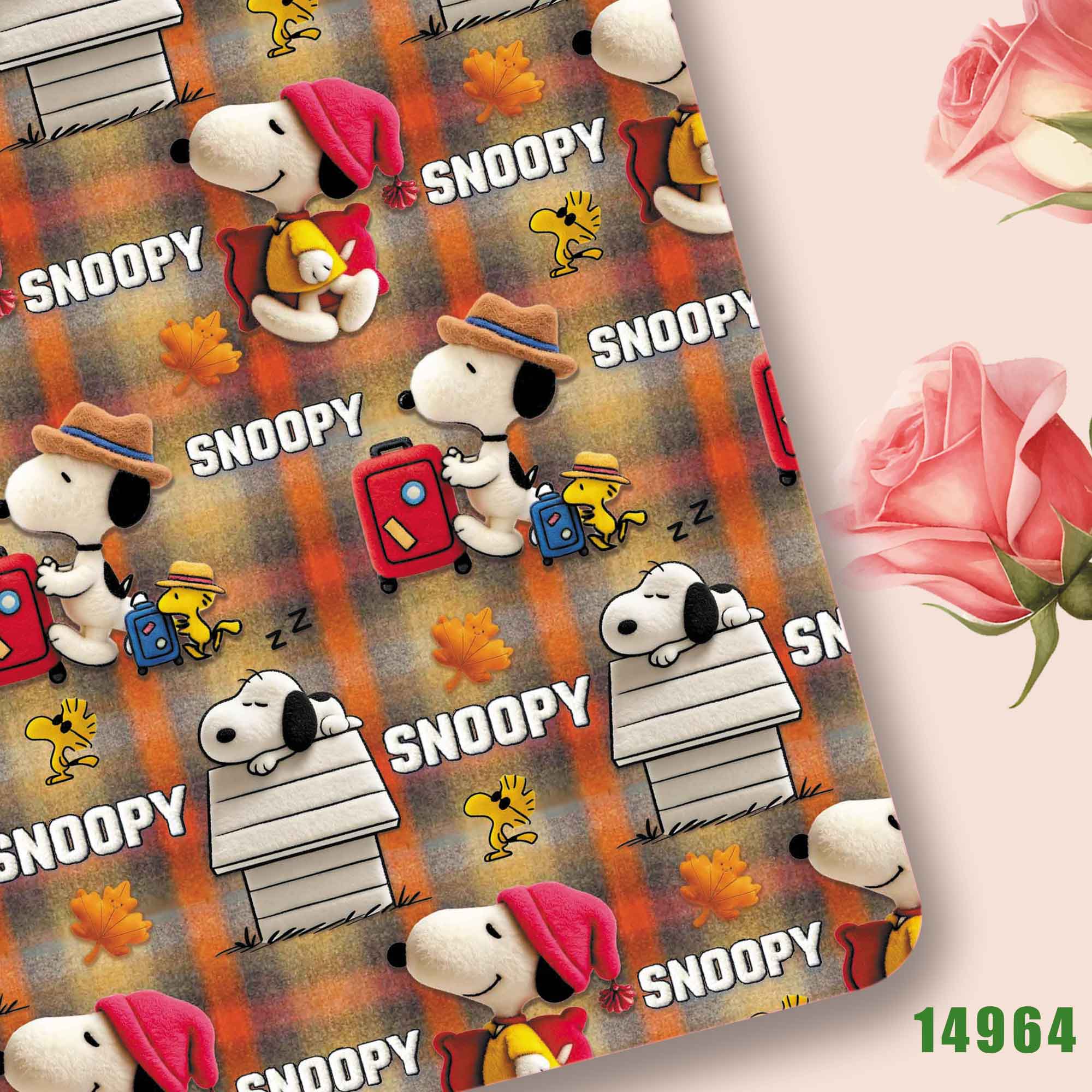 TAKARA TOMY Snoopy fabric140CM - Sewing In Textile ulasan dan harga