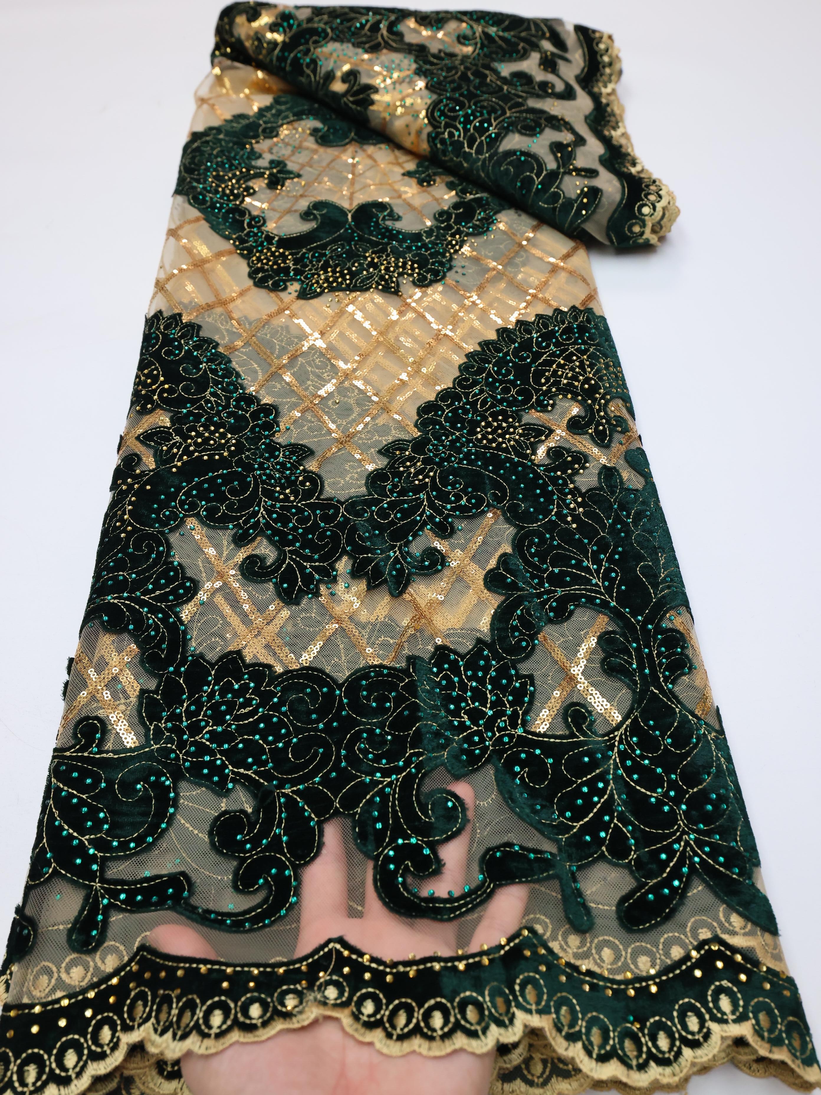 Wholesale Fashion African Velv - Sewing Velvet Fabric ulasan dan harga