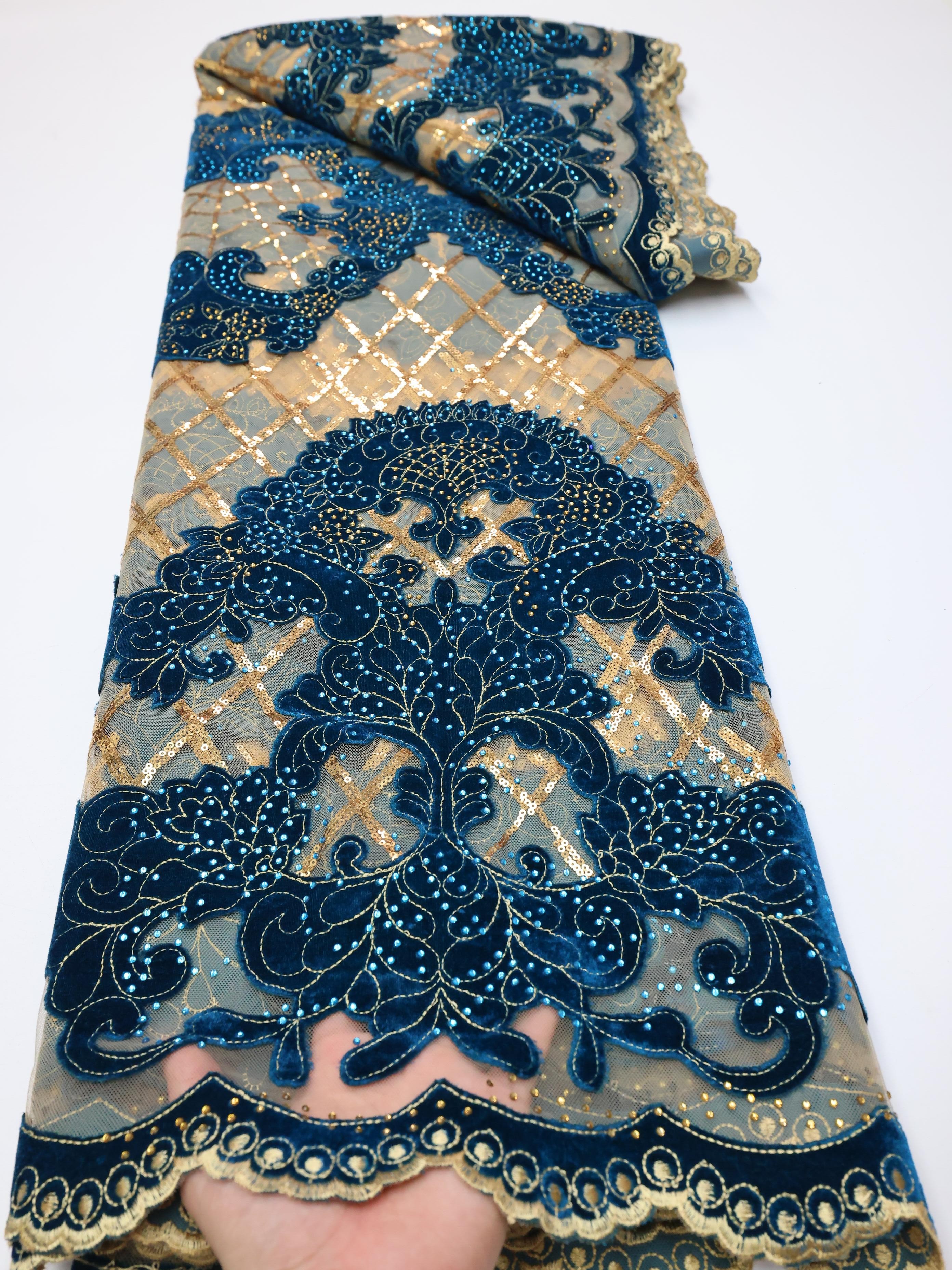 Wholesale Fashion African Velv - Sewing Velvet Fabric ulasan dan harga