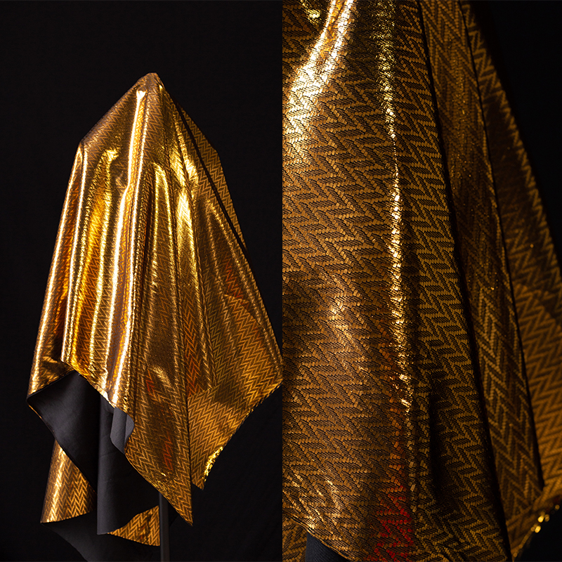 Gold Leather Fabric Diamond Te - Sewing Textile Art ulasan dan harga