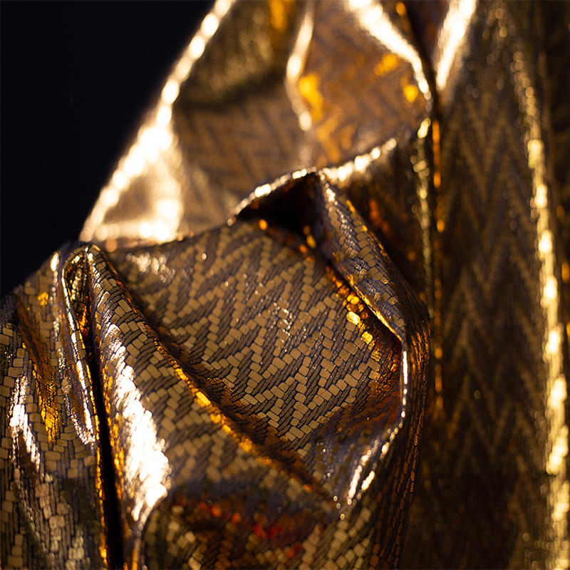 Gold Leather Fabric Diamond Te - Sewing Textile Art ulasan dan harga