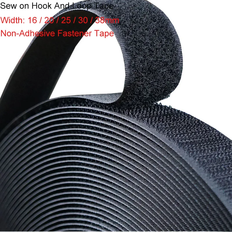 5Meter Sew on Hook And Loop Ta - Velcro Sew On ulasan dan harga