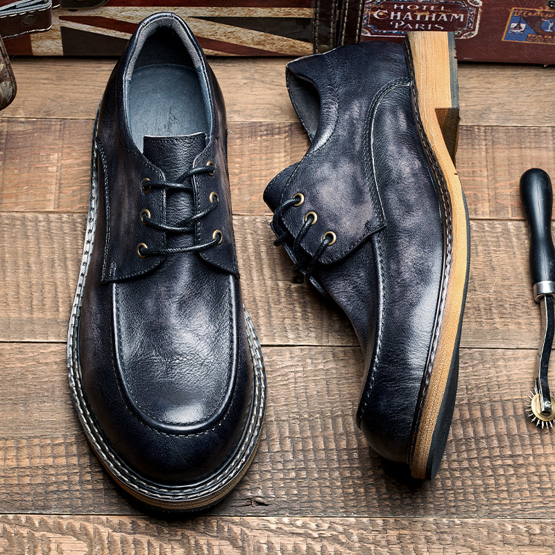 Genuine Leather Brogue Shoes L - Sewing Latex ulasan dan harga