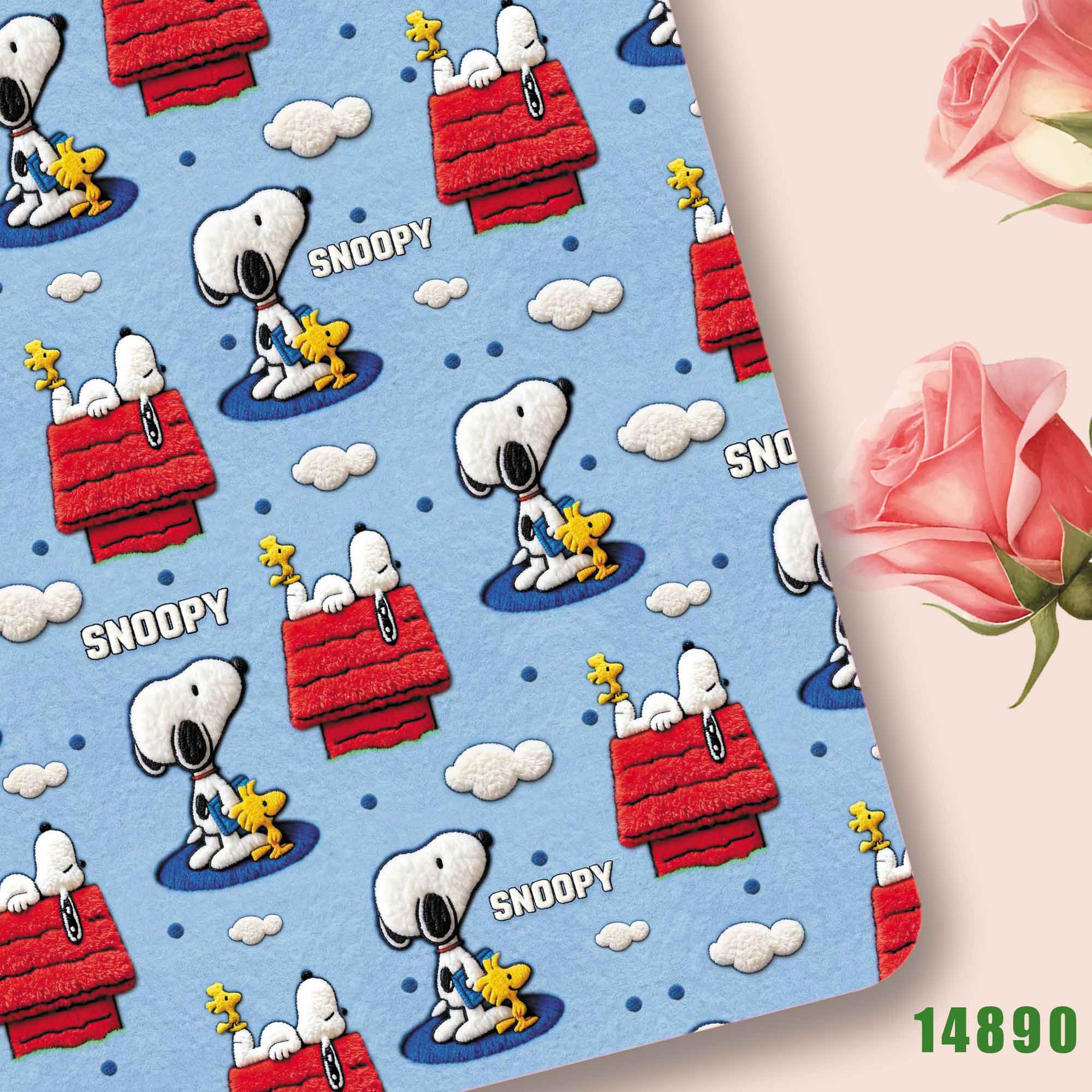 TAKARA TOMY Snoopy fabric140CM - Sewing In Textile ulasan dan harga