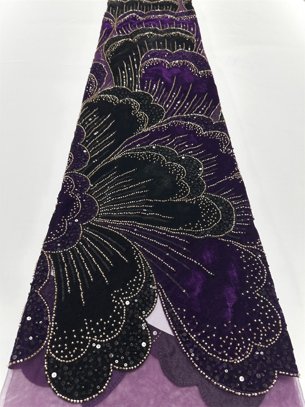 New African Velvet Lace Fabric - Sewing Velvet Fabric ulasan dan harga
