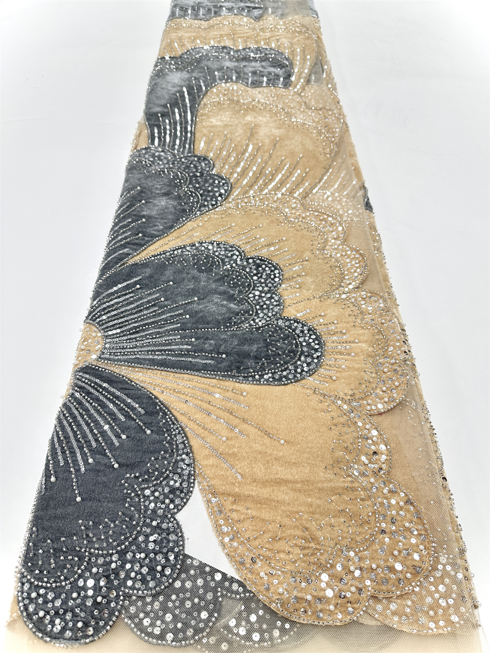 New African Velvet Lace Fabric - Sewing Velvet Fabric ulasan dan harga