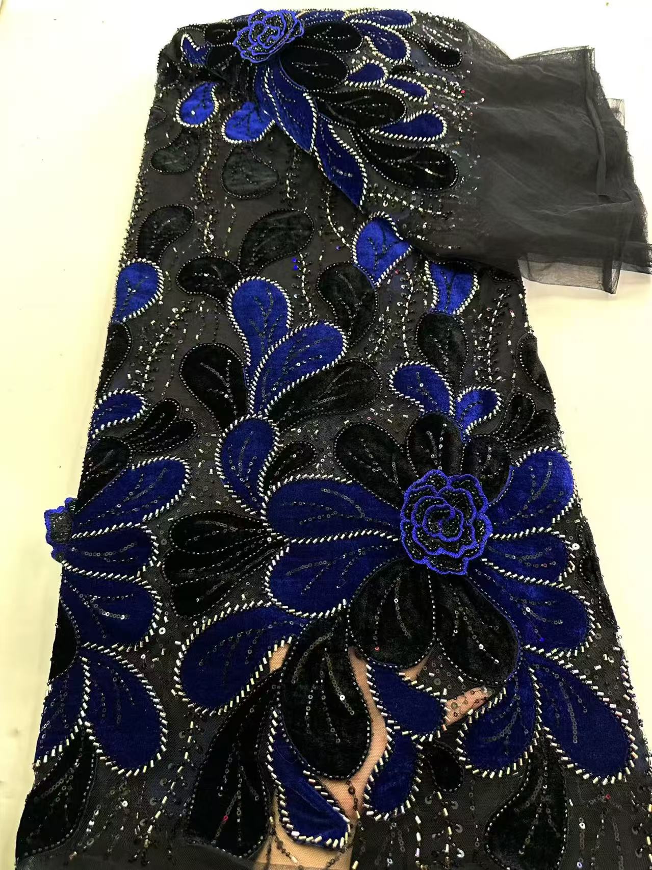 Latest African Velvet Lace Fab - Sewing Velvet Fabric ulasan dan harga
