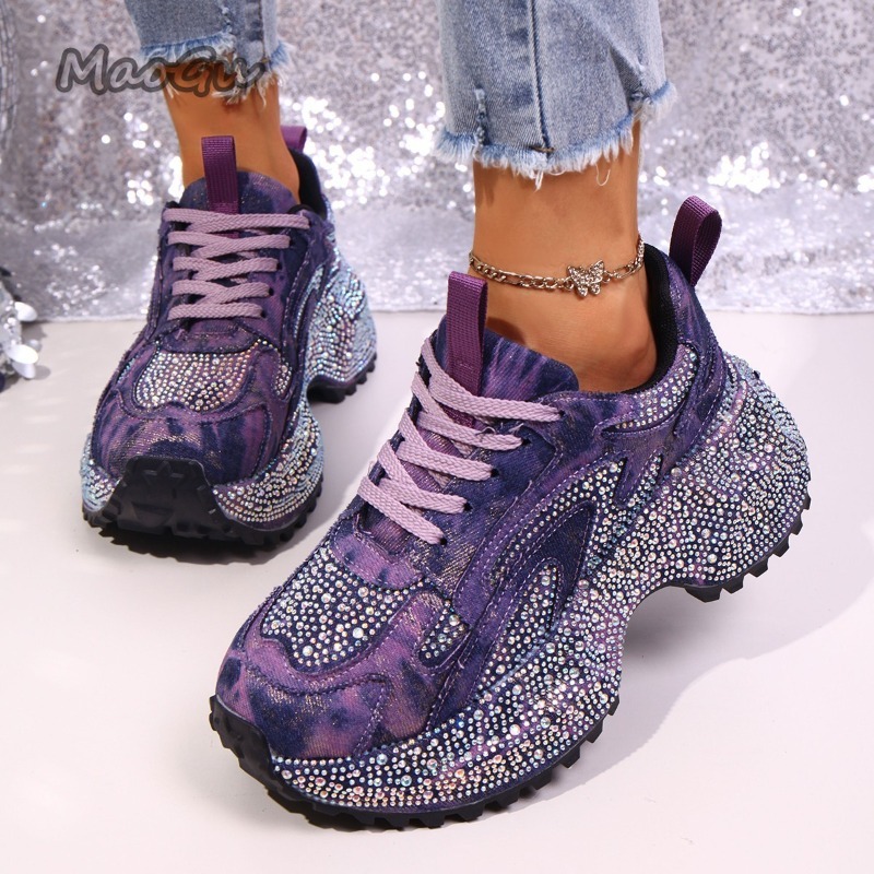 Fashion Rhinestone Women's Chu - Sewing Garment ulasan dan harga