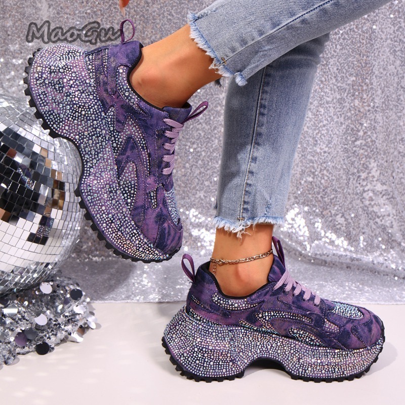 Fashion Rhinestone Women's Chu - Sewing Garment ulasan dan harga