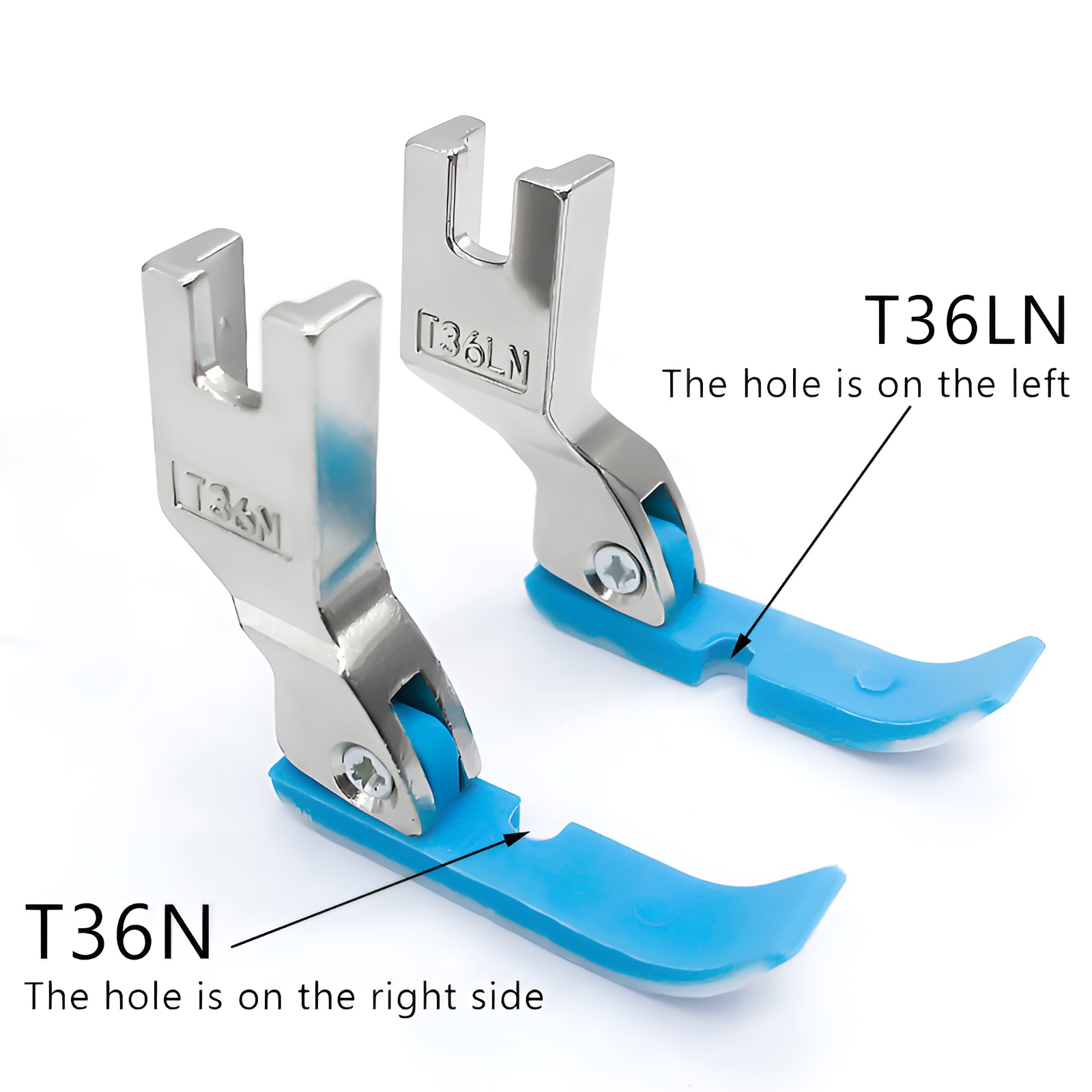 2pcs  left and right side pres - Zipper Foot Presser ulasan dan harga