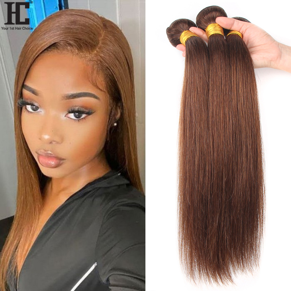 #4 Light Brown Straight Human  - Sewing Lab ulasan dan harga