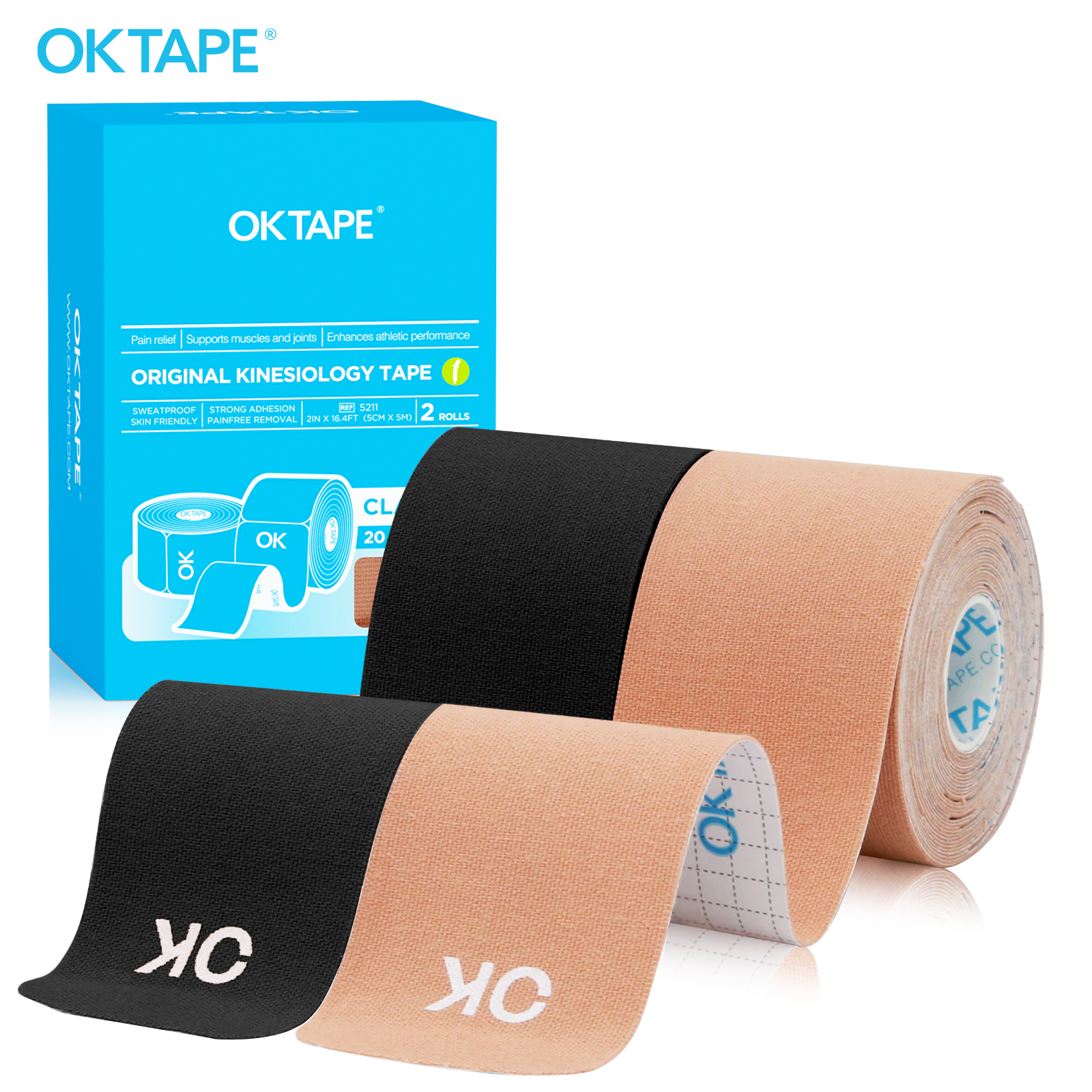 2 Rolls OK TAPE Updated Kinesi - Sewing Latex ulasan dan harga