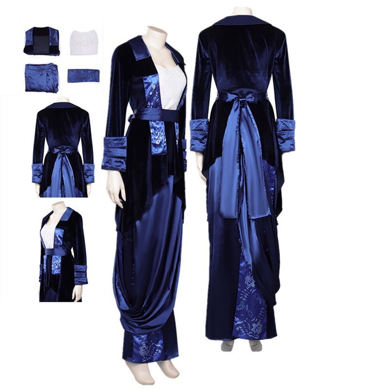 Rose DeWitt Bukater Cosplay Ti - Sewing Velvet Fabric ulasan dan harga