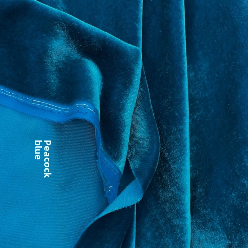 100% Mulberry Silk Burnt Out V - Sewing Velvet Fabric ulasan dan harga