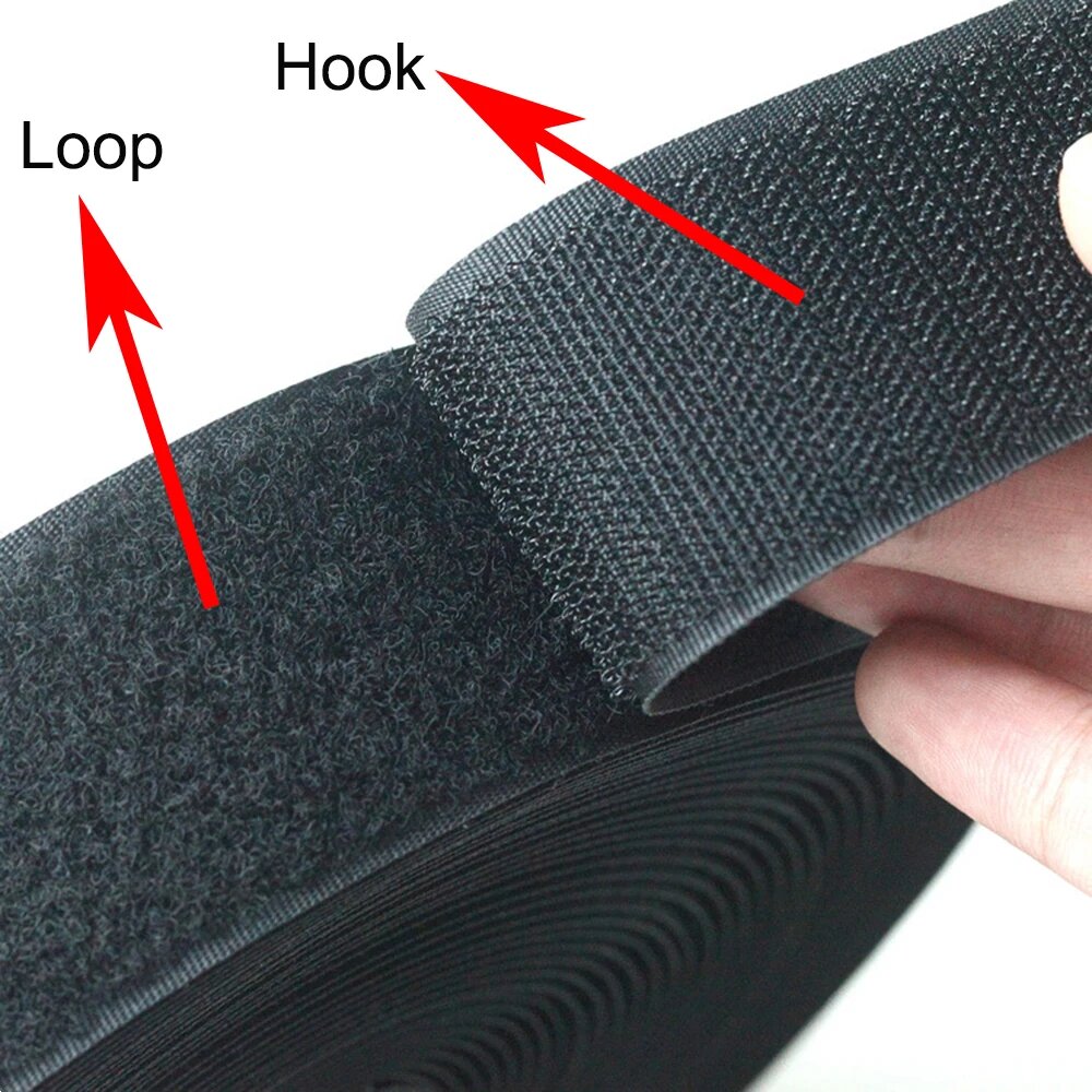 25Meter/Pair Reusable Non-adhe - Velcro Sew On ulasan dan harga