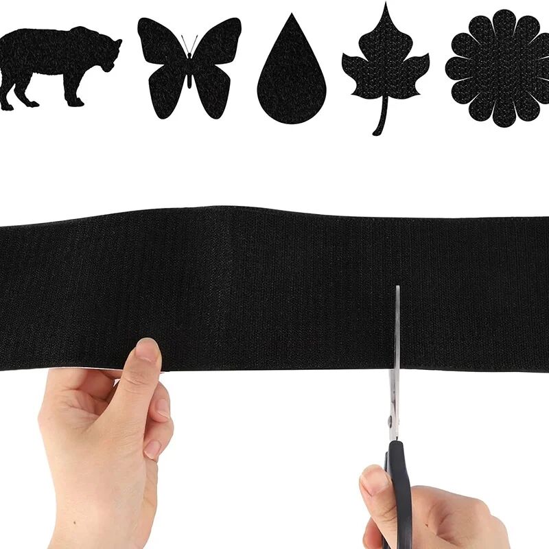 25Meter/Pair Reusable Non-adhe - Velcro Sew On ulasan dan harga