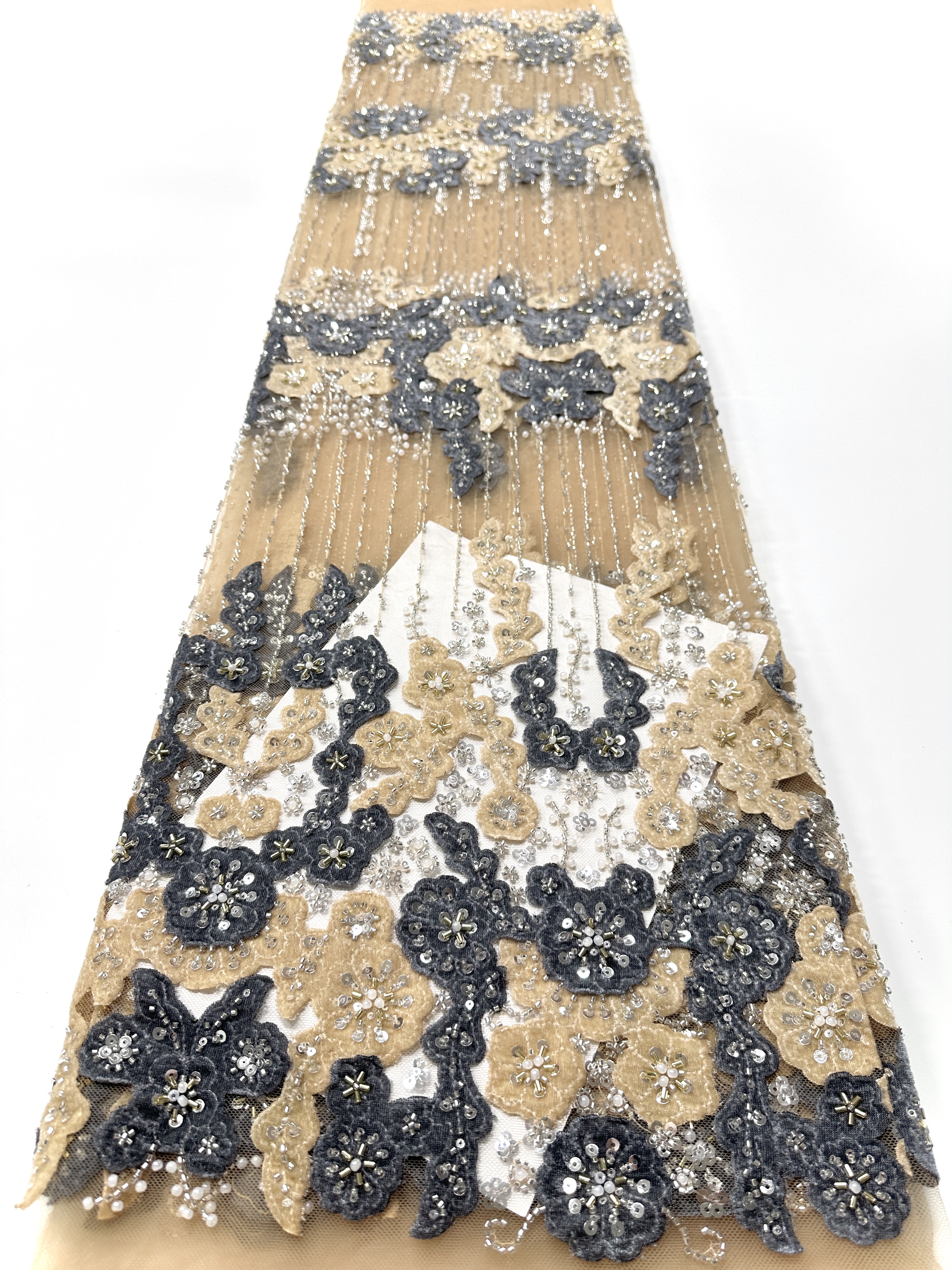 2025 New Design Luxury French  - Sewing Velvet Fabric ulasan dan harga