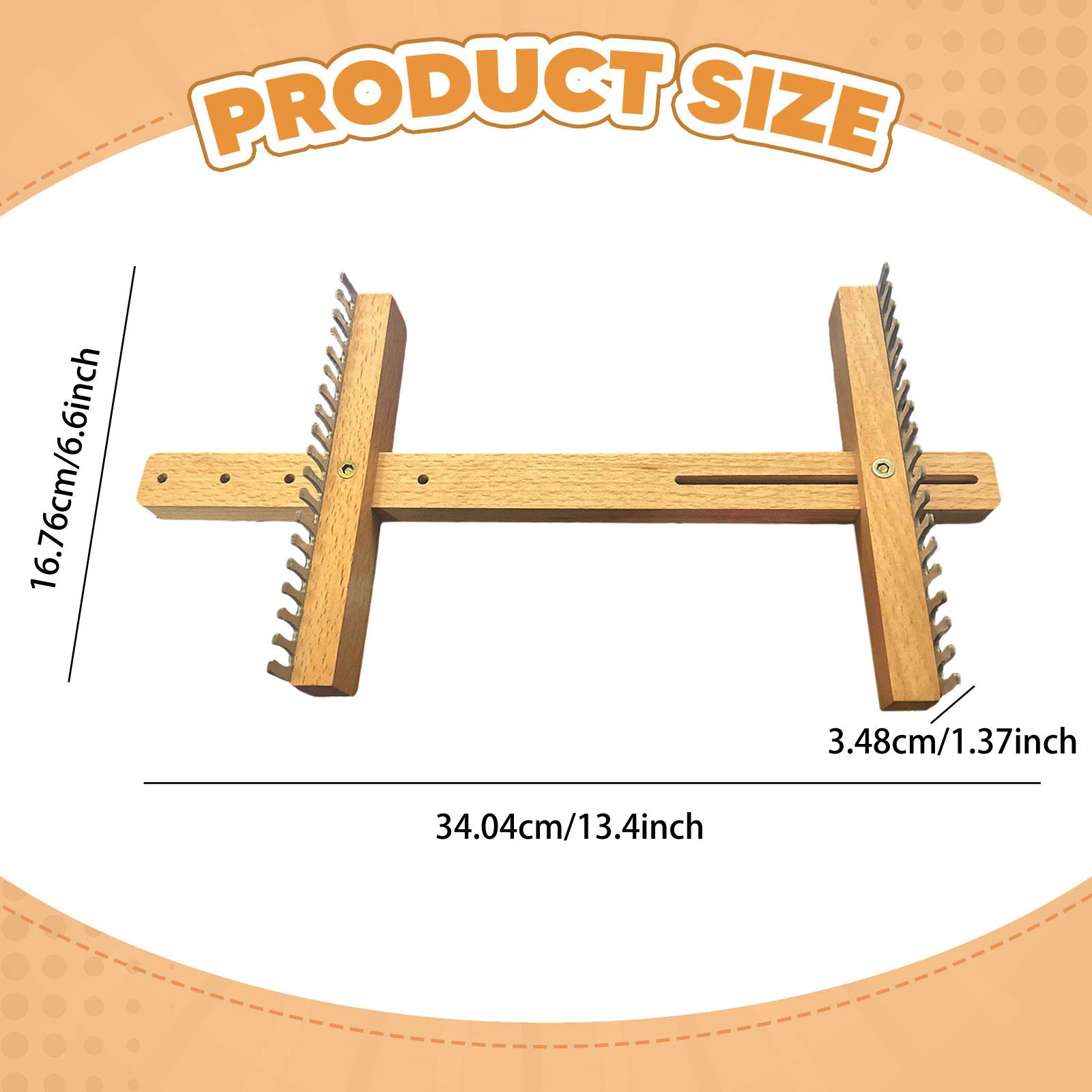 Adjustable Wooden Loom Weaving - Sewing In Textile ulasan dan harga