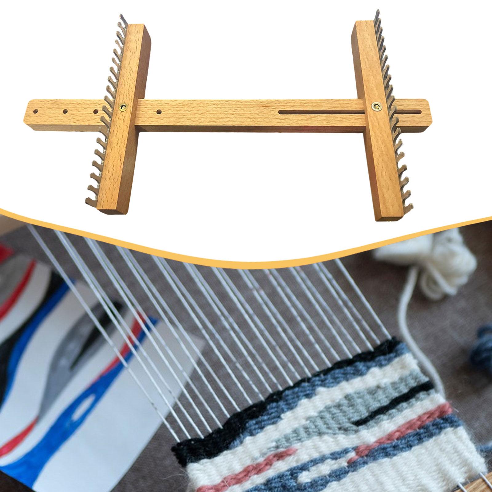 Adjustable Wooden Loom Weaving - Sewing In Textile ulasan dan harga