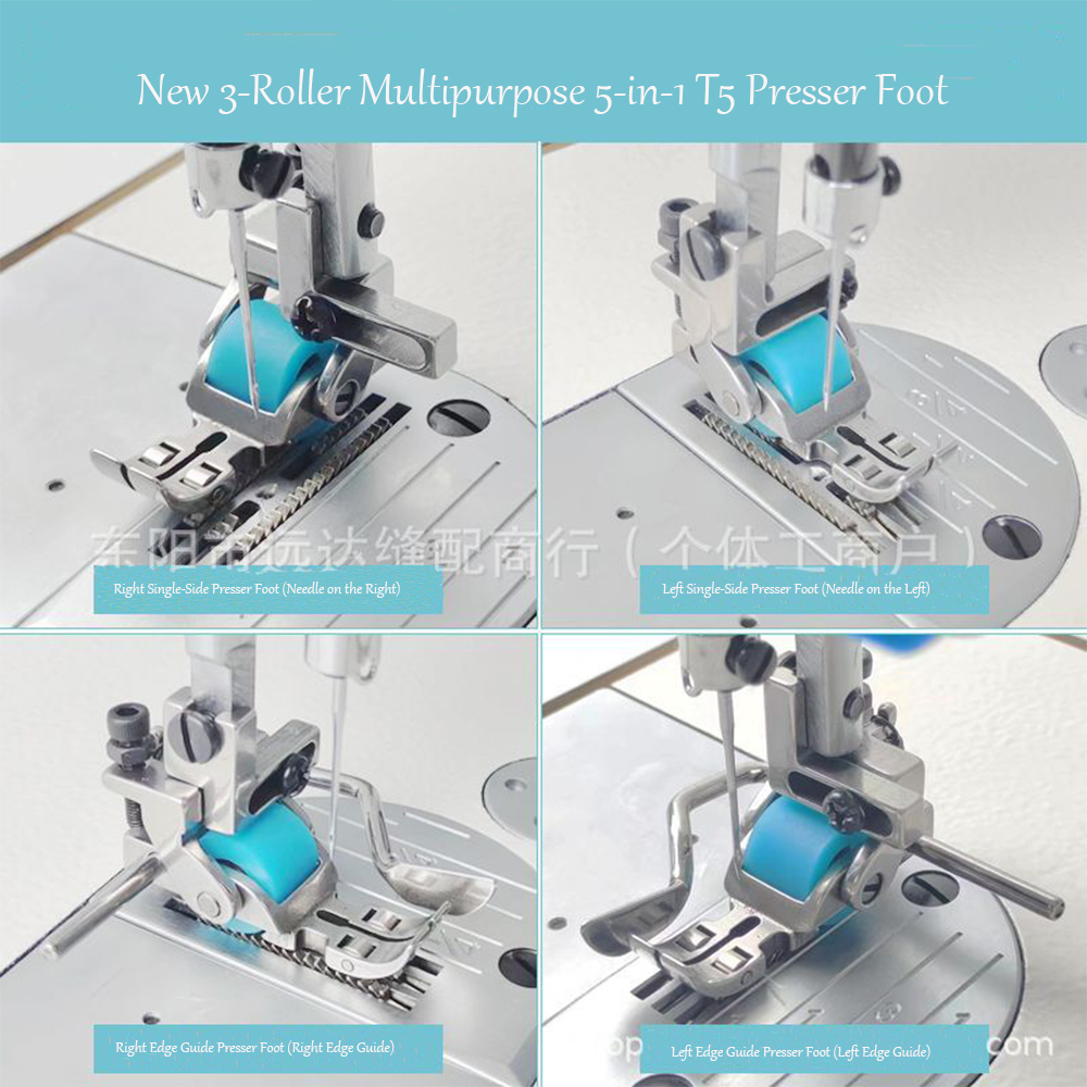 T5 3-Roller Left-Right Edge Gu - Sewing Machine Fabric ulasan dan harga