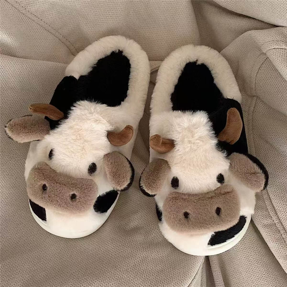 Slippers For Women,Cow Slipper - Sewing House ulasan dan harga