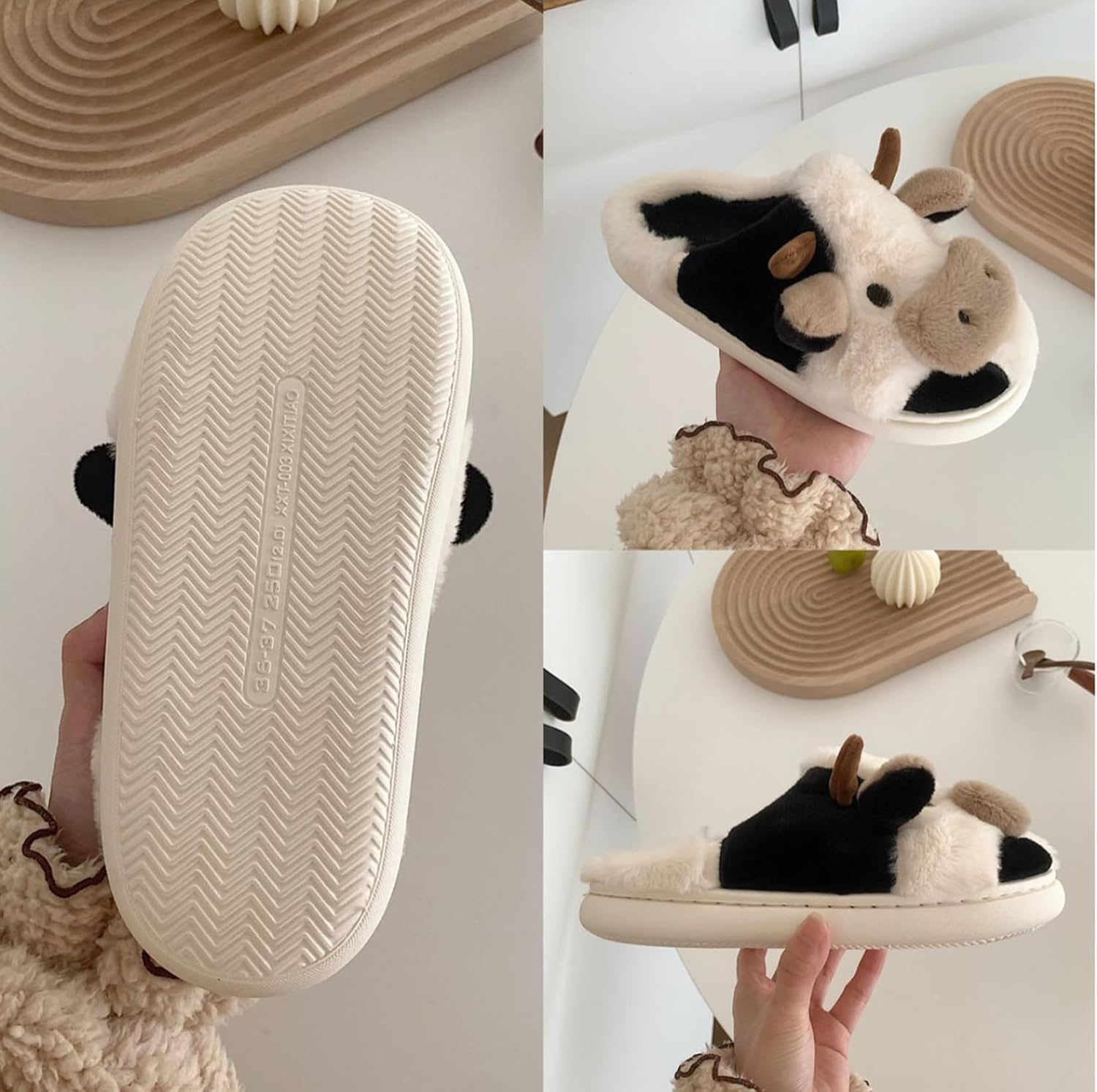 Slippers For Women,Cow Slipper - Sewing House ulasan dan harga