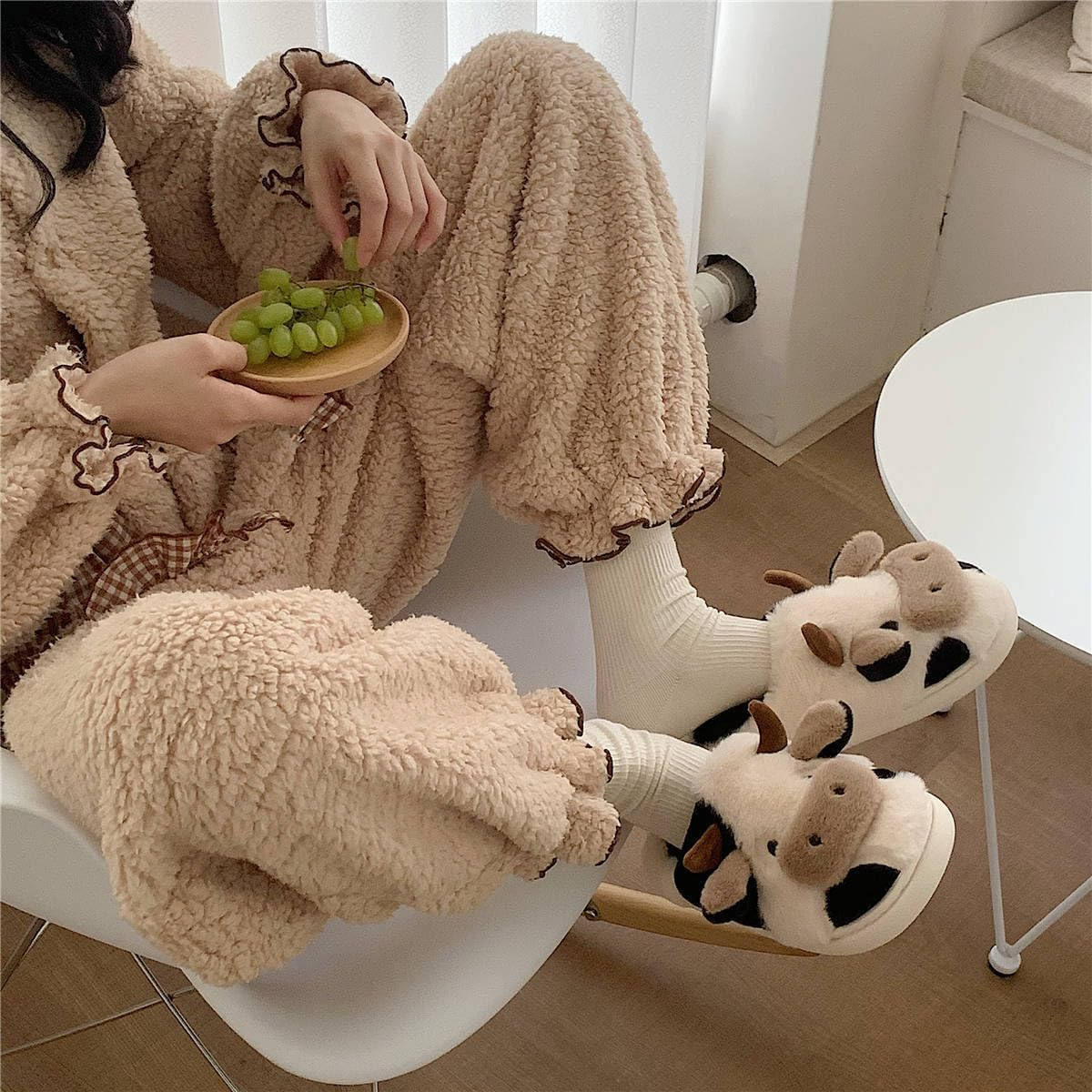 Slippers For Women,Cow Slipper - Sewing House ulasan dan harga