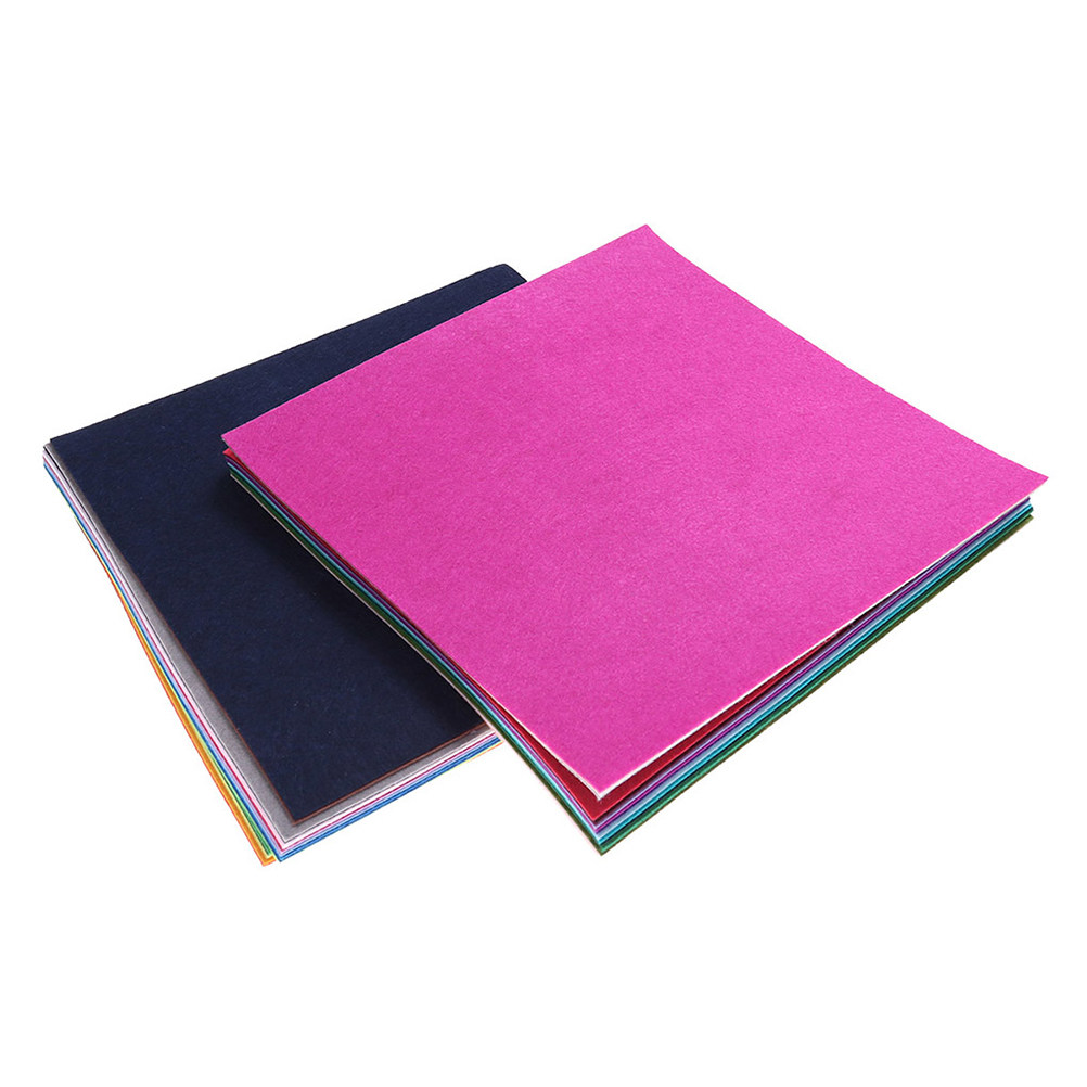 40Pcs Colorful Nonwoven Fabric - Sewing Textile Art ulasan dan harga