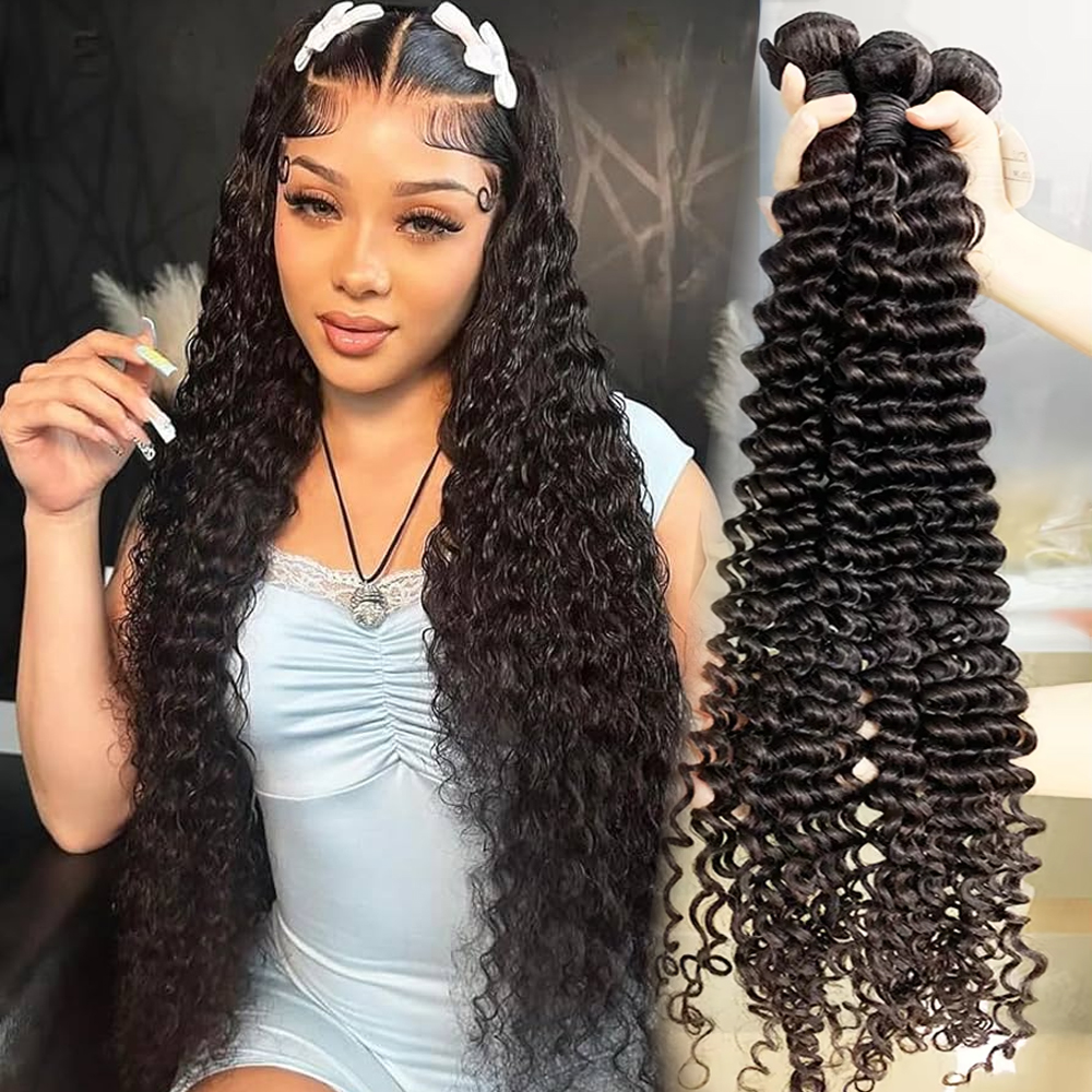 Deep Wave Burmese Human Hair B - Sewing Lab ulasan dan harga