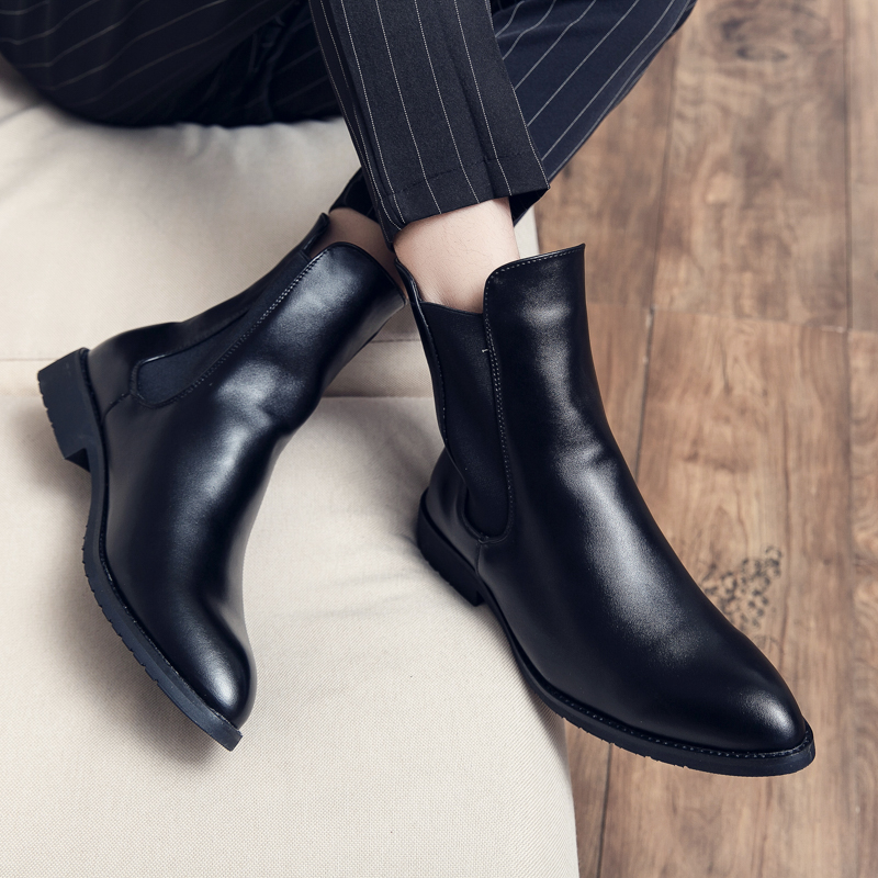 Luxury British Leather Pointed - Sewing Latex ulasan dan harga